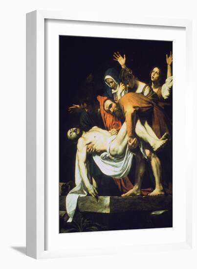 The Laying in the Tomb (The Deposition/The Entombment), 1602-16044-Caravaggio-Framed Giclee Print