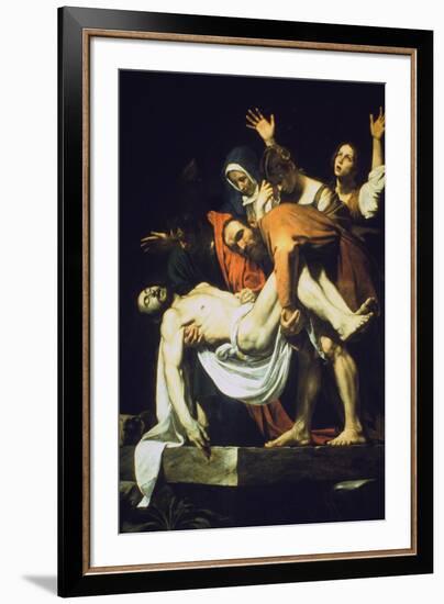 The Laying in the Tomb (The Deposition/The Entombment), 1602-16044-Caravaggio-Framed Giclee Print