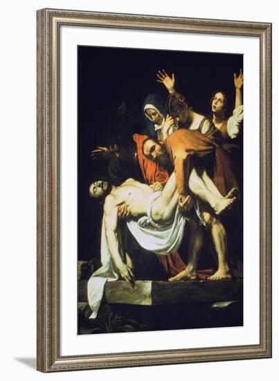 The Laying in the Tomb (The Deposition/The Entombment), 1602-16044-Caravaggio-Framed Giclee Print