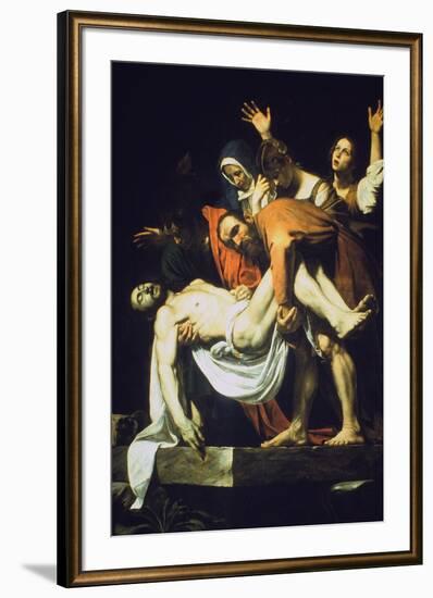 The Laying in the Tomb (The Deposition/The Entombment), 1602-16044-Caravaggio-Framed Giclee Print