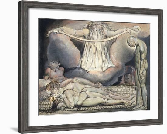 The Lazar House, 1795-William Blake-Framed Giclee Print