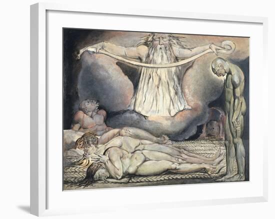 The Lazar House, 1795-William Blake-Framed Giclee Print