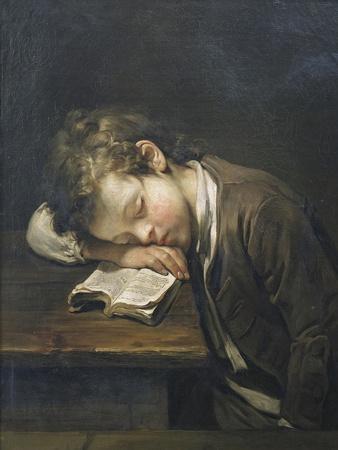 'The Lazy Boy (Le Petit Paresseux), 1755, by Jean-Baptiste Greuze  (1725-1805)' Giclee Print | Art.com