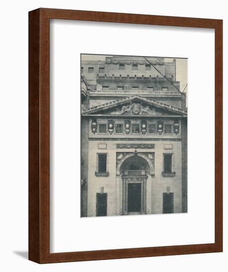 'The Leadenhall Street Entrance of Lloyd's', 1936-Unknown-Framed Photographic Print