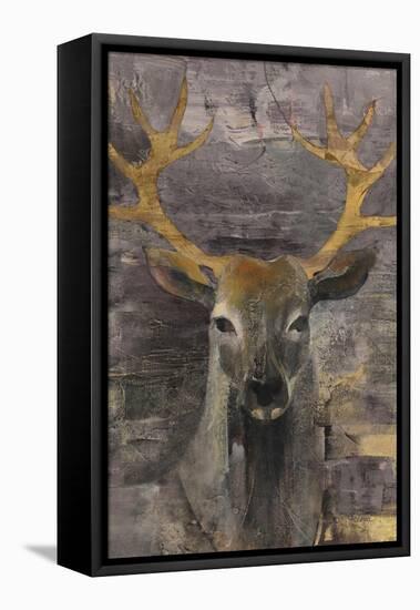 The Leader Gold Crop-Albena Hristova-Framed Stretched Canvas