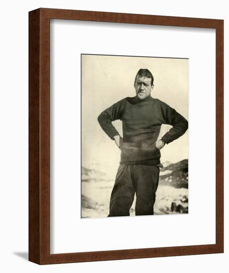 'The Leader of the Expedition in Winter Garb', c1908, (1909)-Unknown-Framed Photographic Print