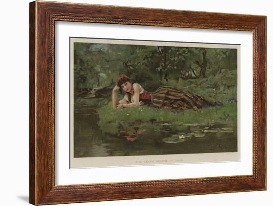 The Leafy Month of June-Henry John Yeend King-Framed Giclee Print