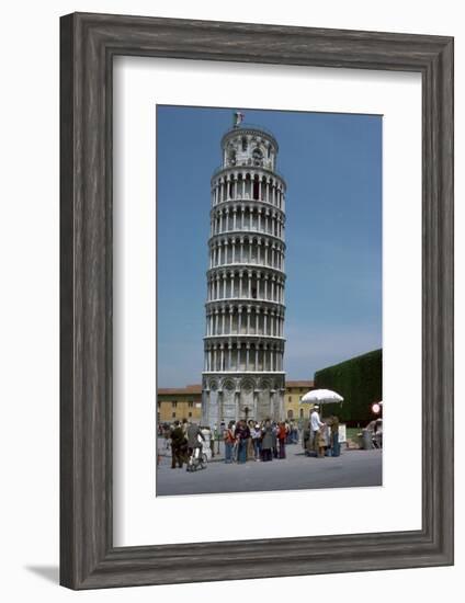 The leaning tower of Pisa, 12th century-Unknown-Framed Photographic Print