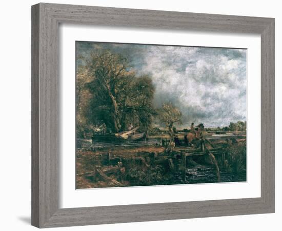 The Leaping Horse, 1825-John Constable-Framed Premium Giclee Print