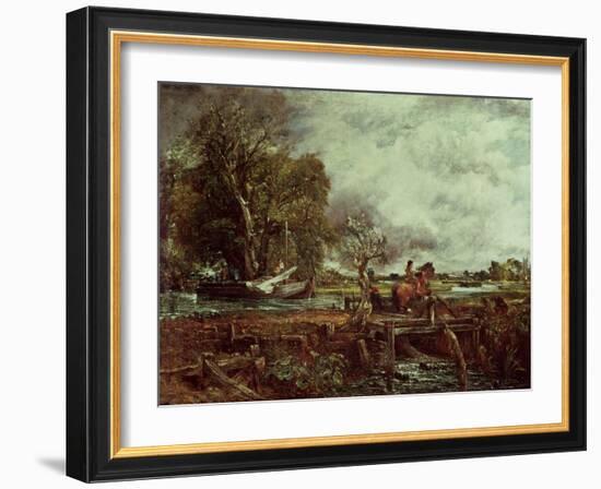 The Leaping Horse, c.1825-John Constable-Framed Giclee Print
