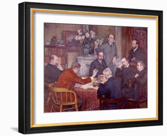 The Lecture, 1903-Théo van Rysselberghe-Framed Giclee Print