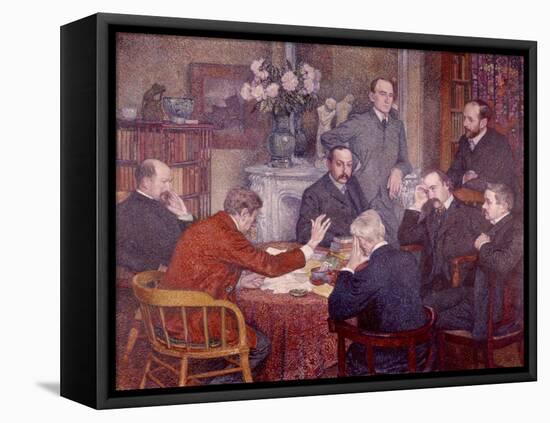 The Lecture, 1903-Théo van Rysselberghe-Framed Premier Image Canvas