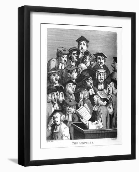 The Lecture by William Hogarth-William Hogarth-Framed Giclee Print