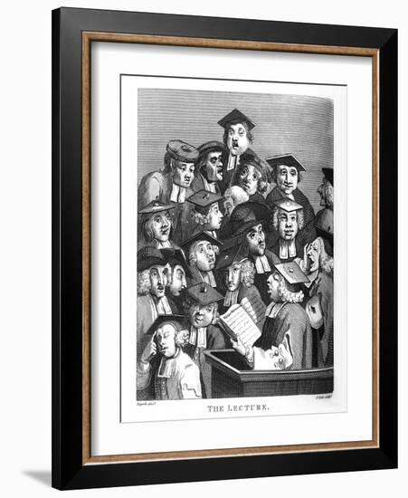 The Lecture by William Hogarth-William Hogarth-Framed Giclee Print