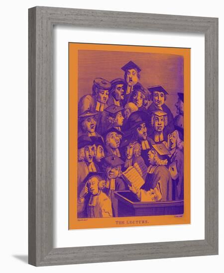 The Lecture by William Hogarth-William Hogarth-Framed Giclee Print