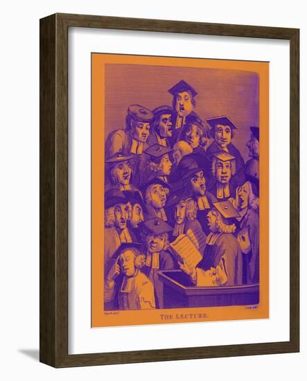 The Lecture by William Hogarth-William Hogarth-Framed Giclee Print