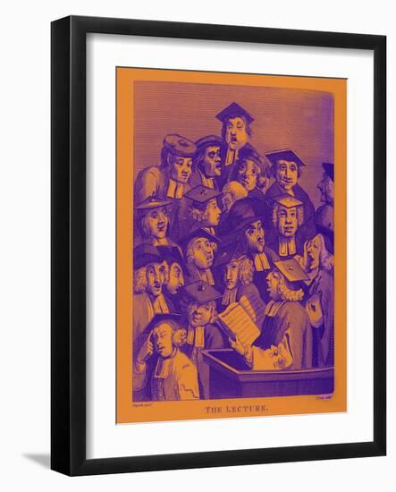 The Lecture by William Hogarth-William Hogarth-Framed Giclee Print