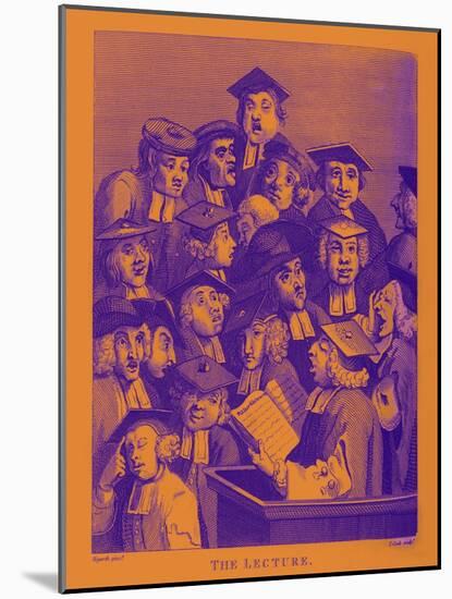 The Lecture by William Hogarth-William Hogarth-Mounted Giclee Print