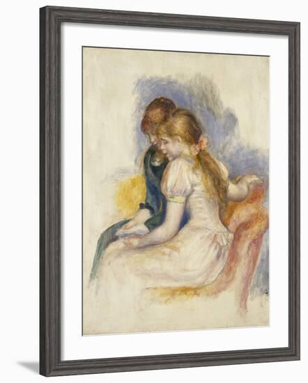 The Lecture; La Lecture, 1890-Pierre-Auguste Renoir-Framed Giclee Print