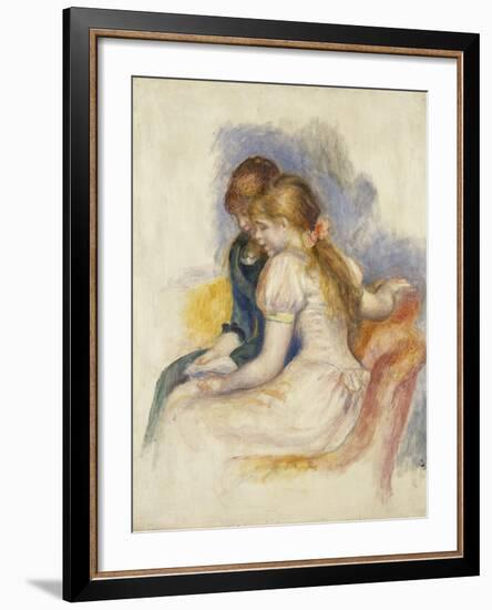 The Lecture; La Lecture, 1890-Pierre-Auguste Renoir-Framed Giclee Print