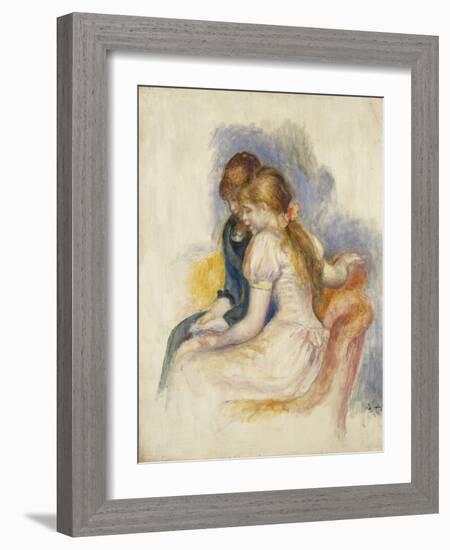 The Lecture-Pierre-Auguste Renoir-Framed Giclee Print