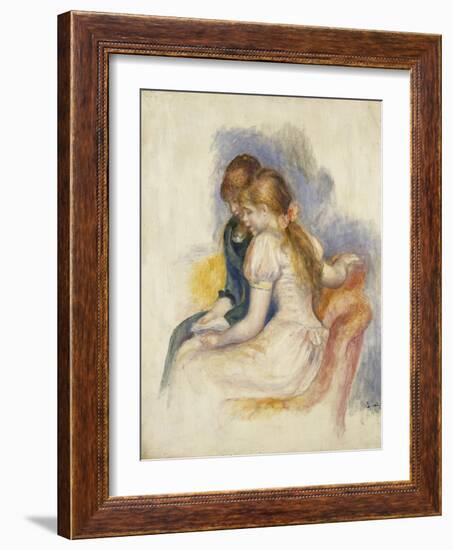 The Lecture-Pierre-Auguste Renoir-Framed Giclee Print