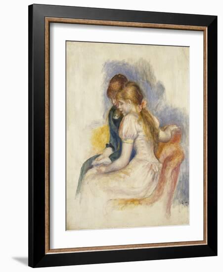 The Lecture-Pierre-Auguste Renoir-Framed Giclee Print