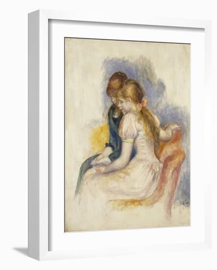 The Lecture-Pierre-Auguste Renoir-Framed Giclee Print