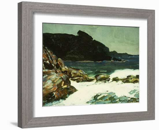 The Ledge, Cape Elizabeth, Maine, 1922-George Luks-Framed Giclee Print