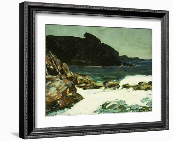 The Ledge, Cape Elizabeth, Maine, 1922-George Luks-Framed Giclee Print