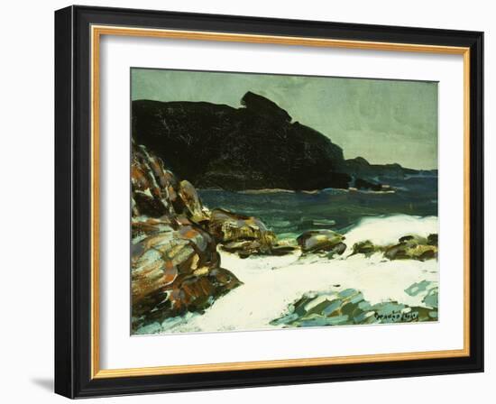 The Ledge, Cape Elizabeth, Maine, 1922-George Luks-Framed Giclee Print