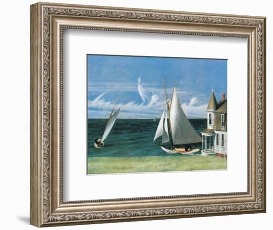 The Lee Shore-Edward Hopper-Framed Art Print