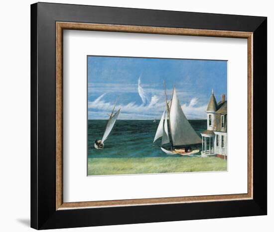 The Lee Shore-Edward Hopper-Framed Art Print