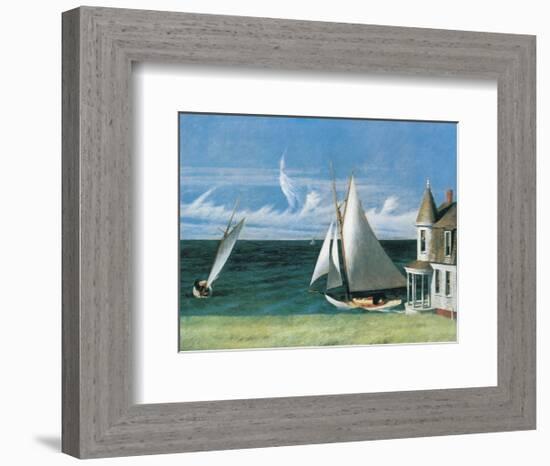 The Lee Shore-Edward Hopper-Framed Art Print