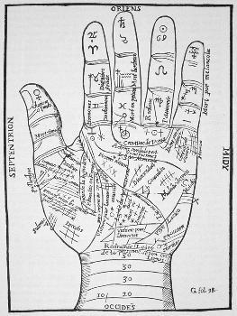 The Left Hand, Copy of a Diagram after Jean Belot,' Oevres', used in a  'History of Magic'' Giclee Print | Art.com