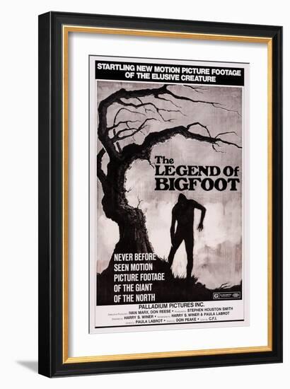 The Legend of Bigfoot, 1976-null-Framed Art Print