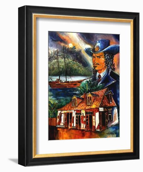 The Legend Of Jean Lafitte-Diane Millsap-Framed Art Print