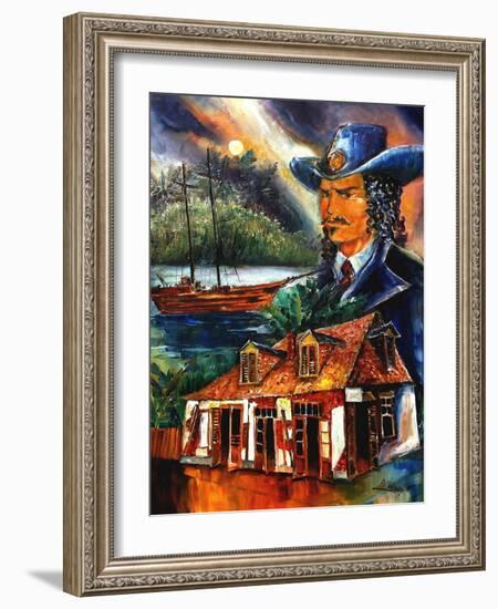 The Legend Of Jean Lafitte-Diane Millsap-Framed Art Print