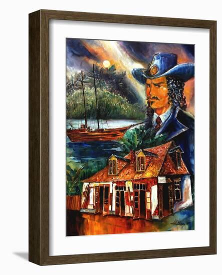 The Legend Of Jean Lafitte-Diane Millsap-Framed Art Print