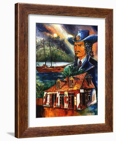 The Legend Of Jean Lafitte-Diane Millsap-Framed Art Print