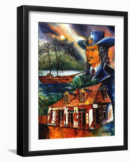 The Legend Of Jean Lafitte-Diane Millsap-Framed Art Print