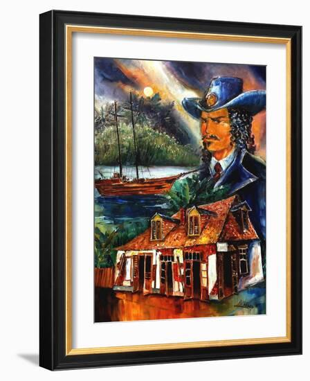 The Legend Of Jean Lafitte-Diane Millsap-Framed Art Print