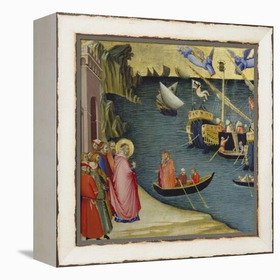 The Legend of Saint Nicholas-Ambrogio Lorenzetti-Framed Premier Image Canvas