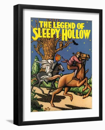 'The legend of Sleepy Hollow'-Frances Brundage-Framed Giclee Print