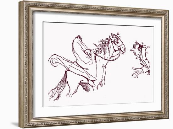 'The legend of Sleepy Hollow'-Frances Brundage-Framed Giclee Print