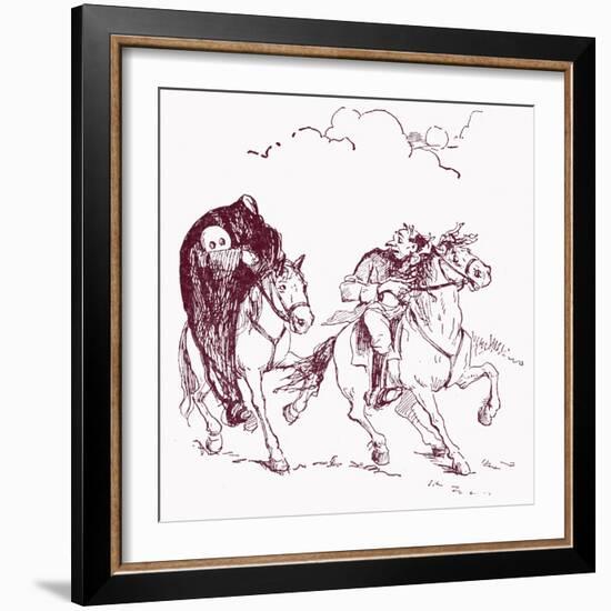 'The legend of Sleepy Hollow'-Frances Brundage-Framed Giclee Print