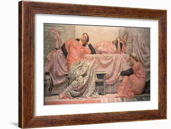 The Legend of Stillness, 1884-Albert Moore-Framed Giclee Print