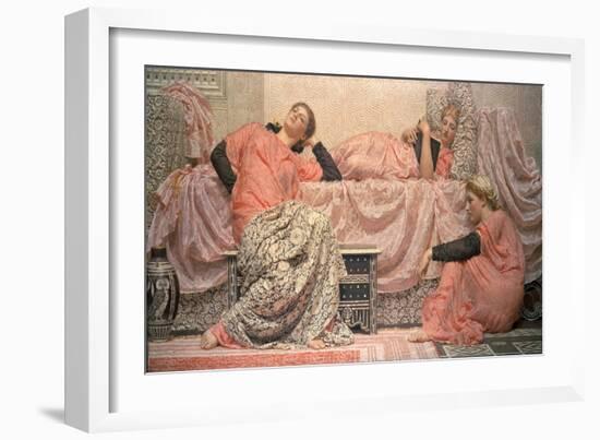 The Legend of Stillness, 1884-Albert Moore-Framed Giclee Print