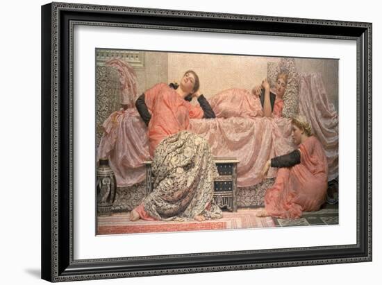 The Legend of Stillness, 1884-Albert Moore-Framed Giclee Print