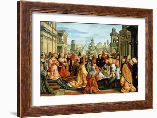 The Legend of the Holy Cross, 1530-Barthel Beham-Framed Giclee Print